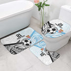 New Zealand-Fiji Football Custom Bathroom Set Together Go Champions - Aussie Hoodie