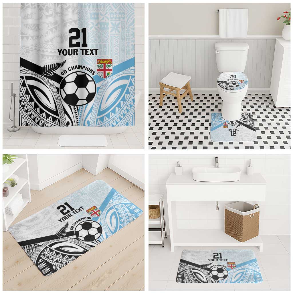 New Zealand-Fiji Football Custom Bathroom Set Together Go Champions - Aussie Hoodie