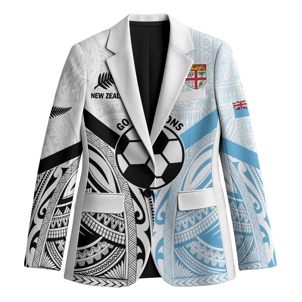 New Zealand-Fiji Football Custom Blazer Together Go Champions - Aussie Hoodie