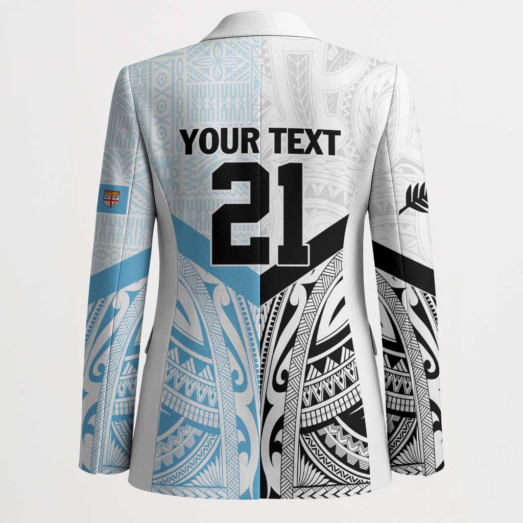 New Zealand-Fiji Football Custom Blazer Together Go Champions - Aussie Hoodie
