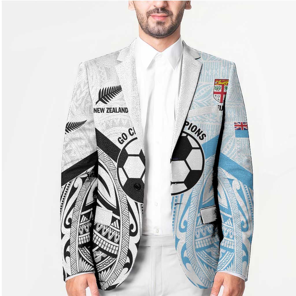 New Zealand-Fiji Football Custom Blazer Together Go Champions - Aussie Hoodie