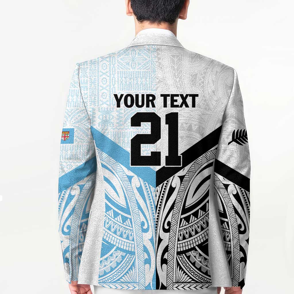 New Zealand-Fiji Football Custom Blazer Together Go Champions - Aussie Hoodie