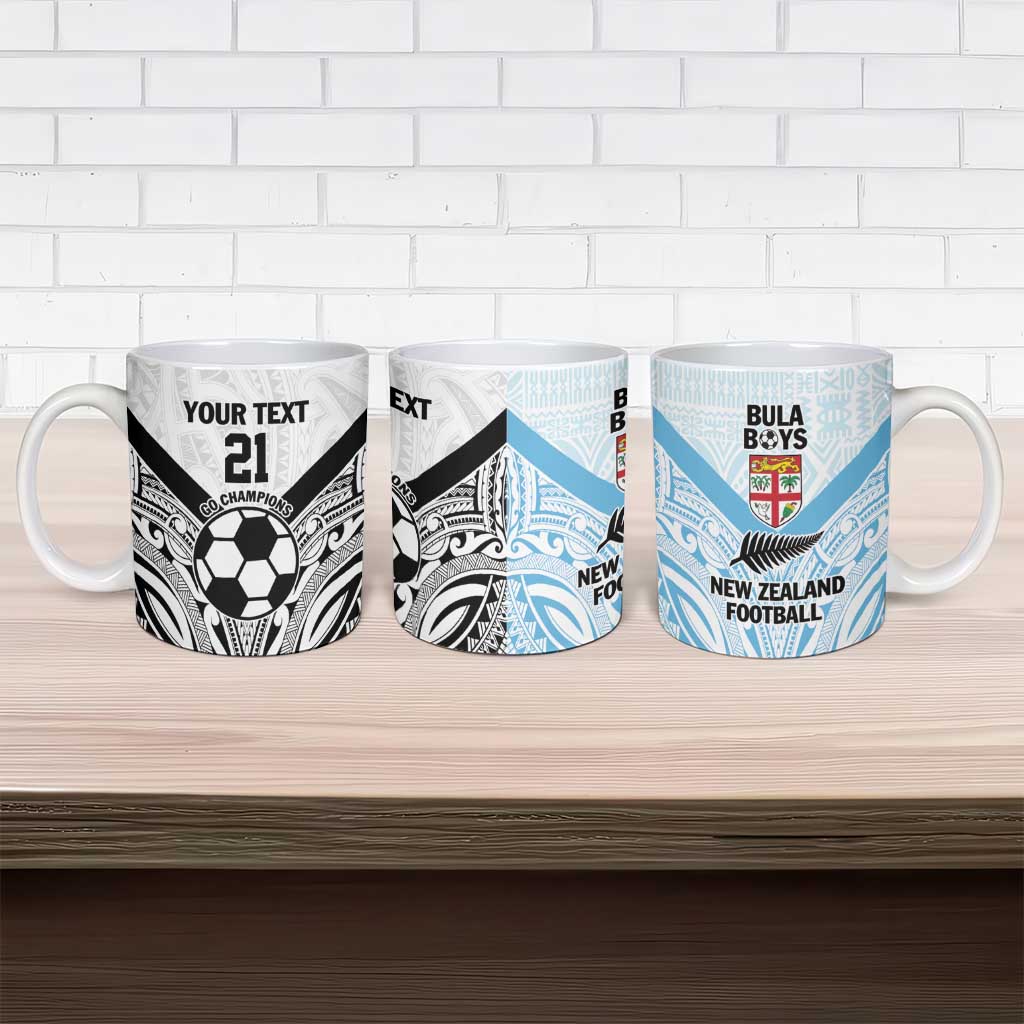 New Zealand-Fiji Football Custom Ceramic Mug Together Go Champions - Aussie Hoodie