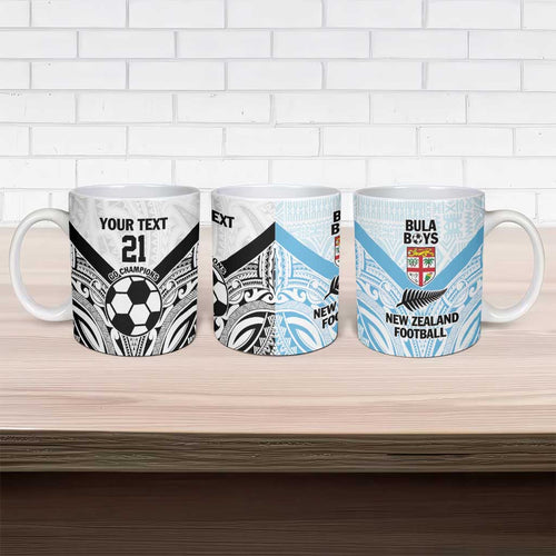New Zealand-Fiji Football Custom Ceramic Mug Together Go Champions - Aussie Hoodie