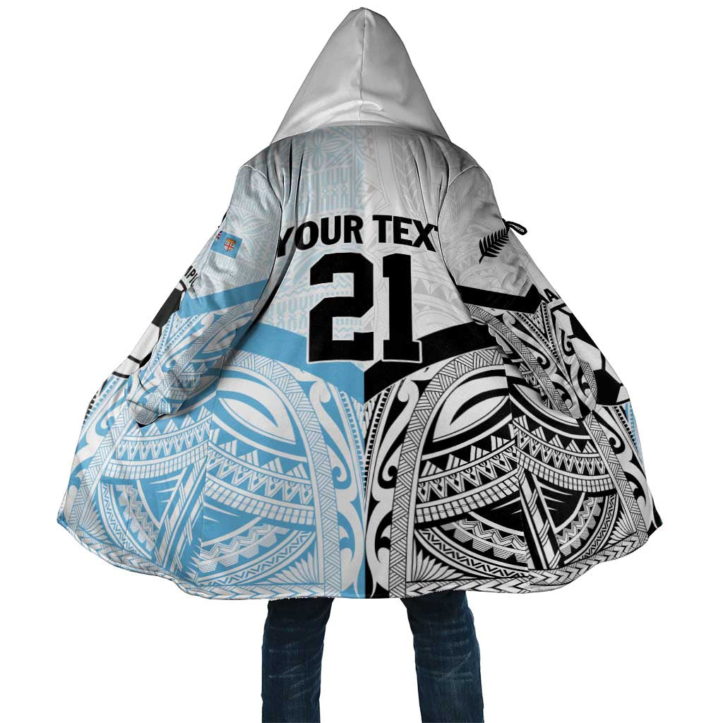 New Zealand-Fiji Football Custom Cloak Together Go Champions - Aussie Hoodie