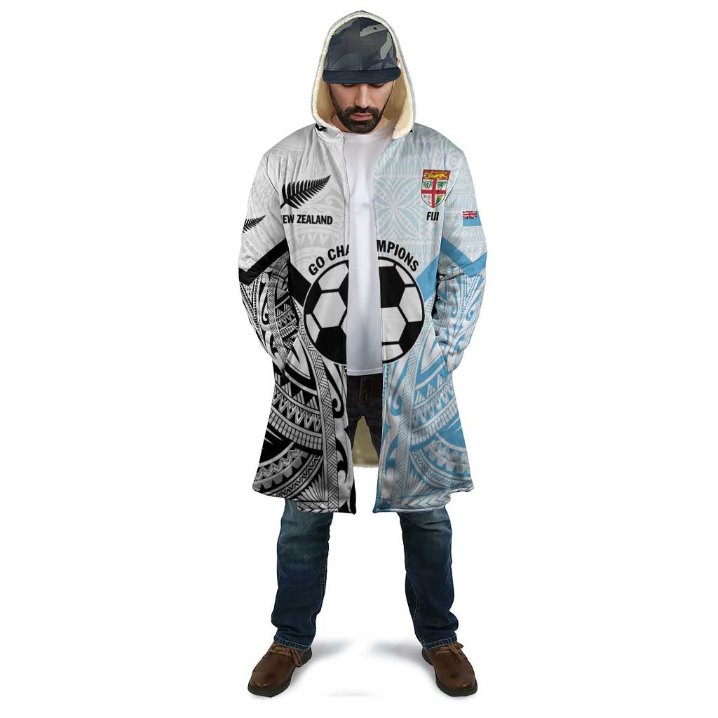 New Zealand-Fiji Football Custom Cloak Together Go Champions - Aussie Hoodie