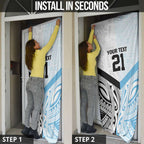 New Zealand-Fiji Football Custom Door Cover Together Go Champions - Aussie Hoodie