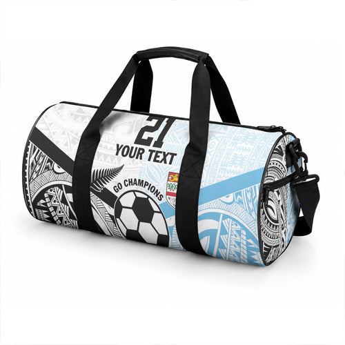 New Zealand-Fiji Football Custom Duffle Bag Together Go Champions
