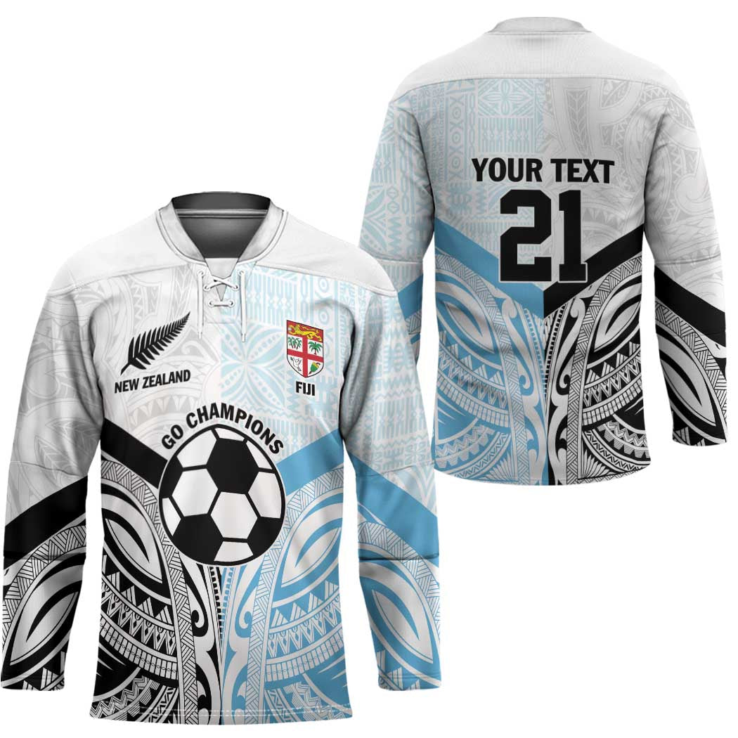 New Zealand-Fiji Football Custom Hockey Jersey Together Go Champions - Aussie Hoodie