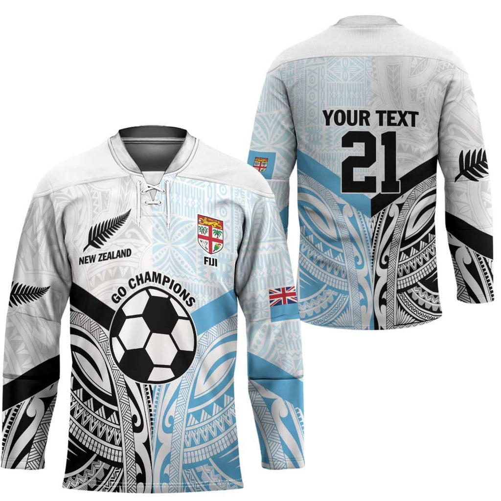 New Zealand-Fiji Football Custom Hockey Jersey Together Go Champions - Aussie Hoodie