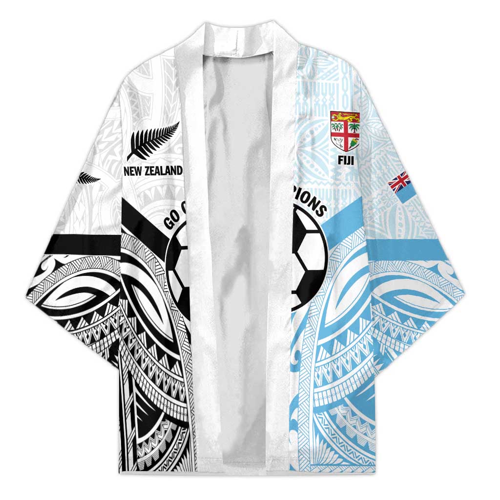 New Zealand-Fiji Football Custom Kimono Together Go Champions - Aussie Hoodie