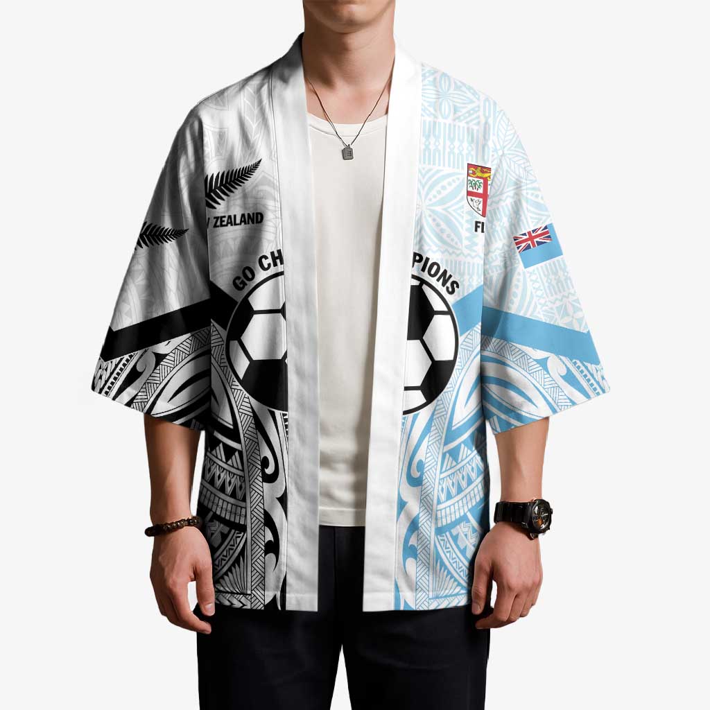 New Zealand-Fiji Football Custom Kimono Together Go Champions - Aussie Hoodie
