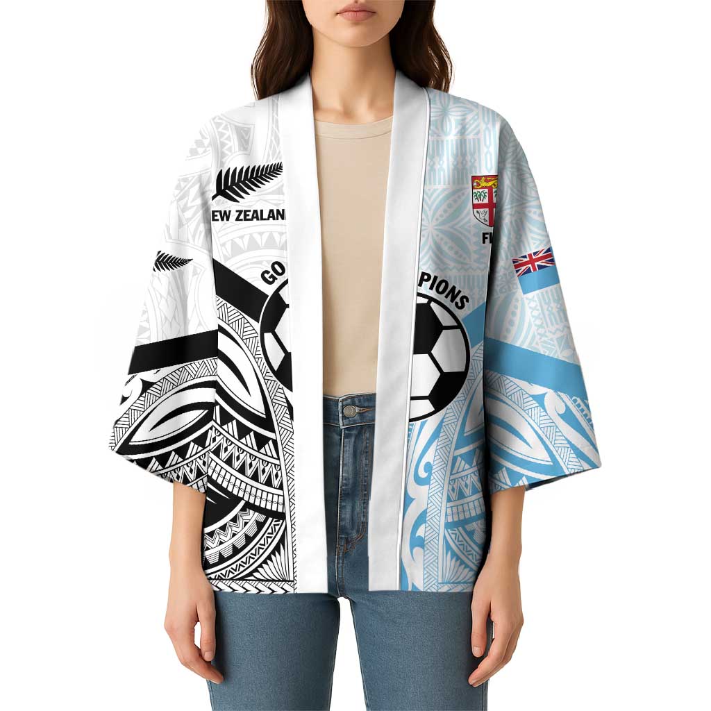 New Zealand-Fiji Football Custom Kimono Together Go Champions - Aussie Hoodie