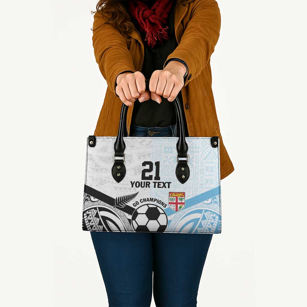 New Zealand-Fiji Football Custom Leather Bag Together Go Champions - Aussie Hoodie
