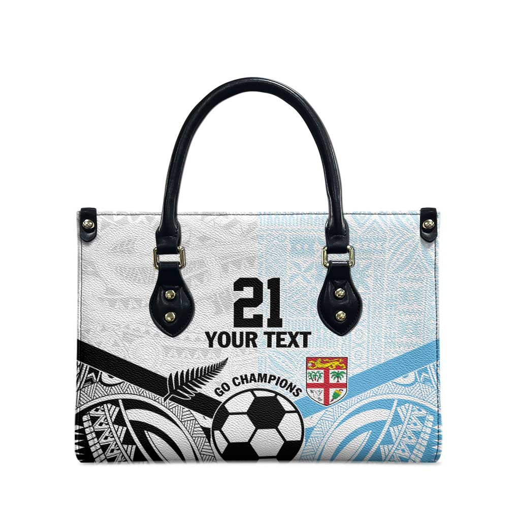 New Zealand-Fiji Football Custom Leather Bag Together Go Champions - Aussie Hoodie