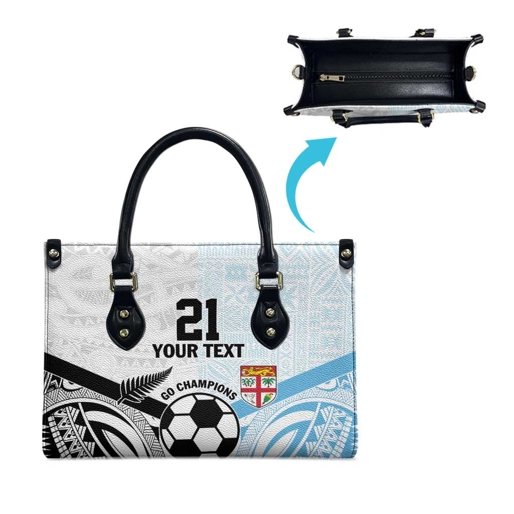 New Zealand-Fiji Football Custom Leather Bag Together Go Champions - Aussie Hoodie