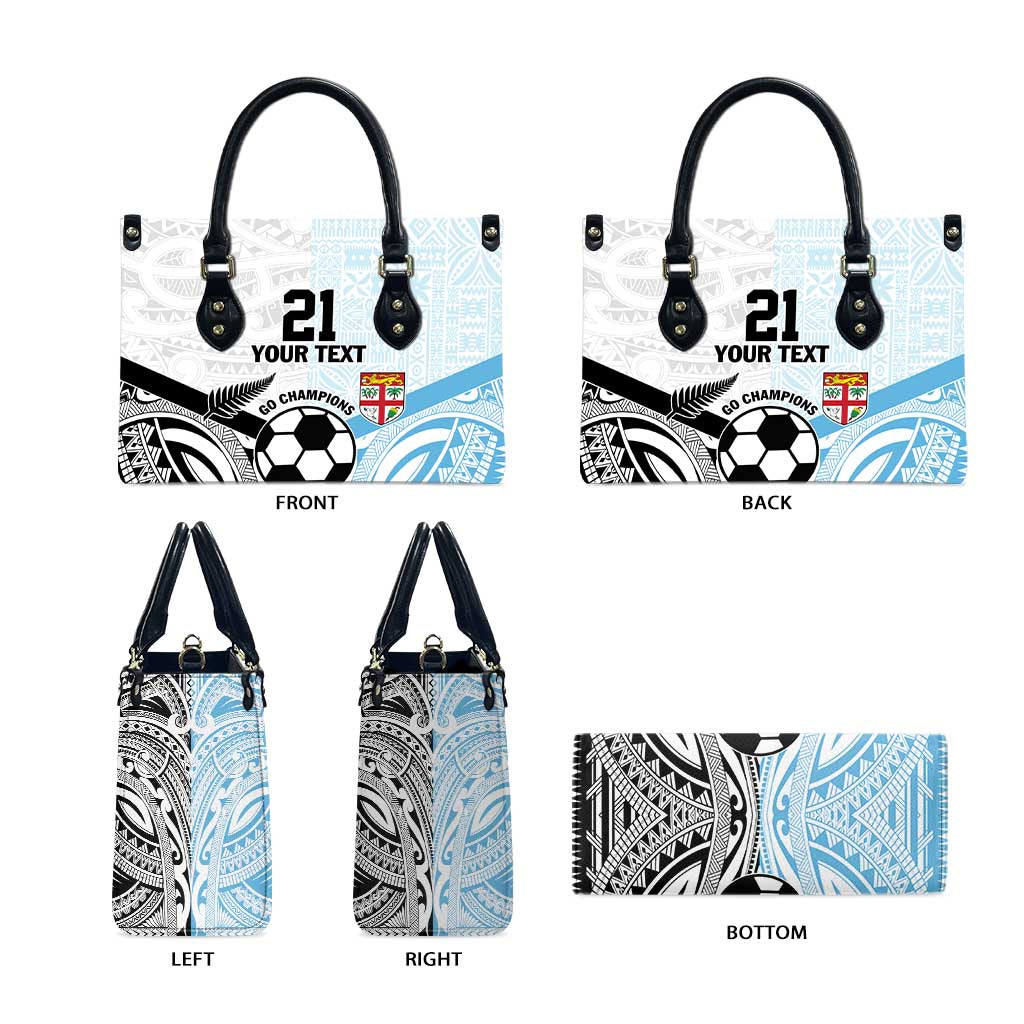 New Zealand-Fiji Football Custom Leather Bag Together Go Champions - Aussie Hoodie