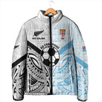 New Zealand-Fiji Football Custom Padded Jacket Together Go Champions - Aussie Hoodie