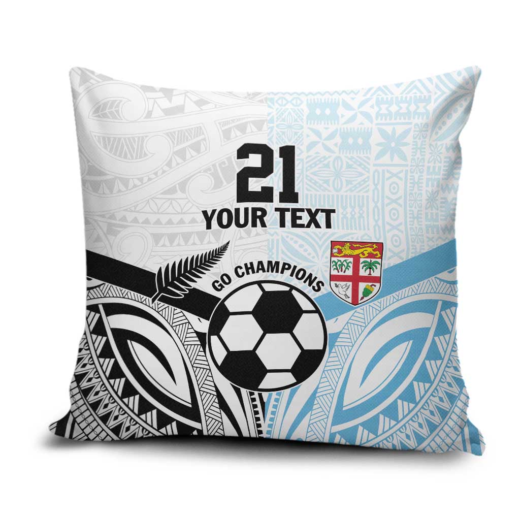 New Zealand-Fiji Football Custom Pillow Cover Together Go Champions - Aussie Hoodie