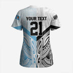 New Zealand-Fiji Football Custom Scrub Top Together Go Champions - Aussie Hoodie