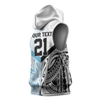 New Zealand-Fiji Football Custom Sleeveless Hoodie Together Go Champions - Aussie Hoodie