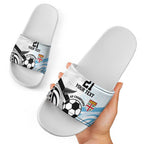 New Zealand-Fiji Football Custom Slide Sandals Together Go Champions - Aussie Hoodie