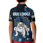 NRL Canterbury-Bankstown Bulldogs Rugby Berries 1935 Aboriginal No2 Kid Polo Shirt LT9
