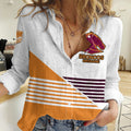 2023 Brisbane Broncos NRL Women Casual Shirt No1 LT9