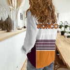 2023 Brisbane Broncos NRL Women Casual Shirt No2 LT9
