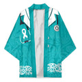New Zealand Nurses Week Kimono Maori Kowhaiwhai Cyan Tribal