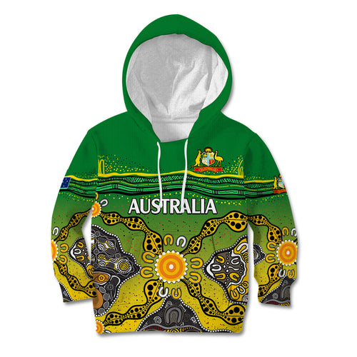 australia-cricket-kid-hoodie-aboriginal-dots-style