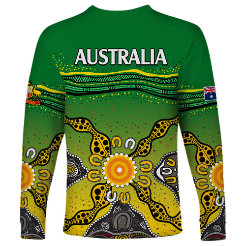 australia-cricket-long-sleeve-shirt-aboriginal-dots-style