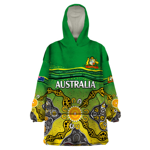 australia-cricket-wearable-blanket-hoodie-aboriginal-dots-style