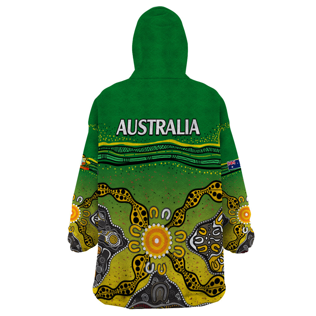 australia-cricket-wearable-blanket-hoodie-aboriginal-dots-style