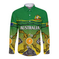 custom-text-and-number-australia-cricket-long-sleeve-button-shirt-aboriginal-dots-style