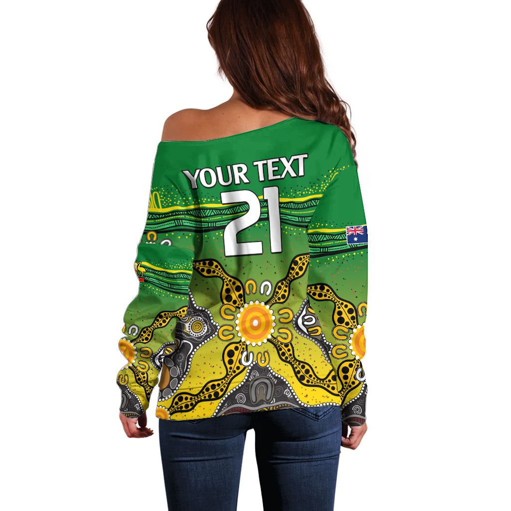 custom-text-and-number-australia-cricket-off-shoulder-sweater-aboriginal-dots-style