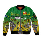 custom-text-and-number-australia-cricket-sleeve-zip-bomber-jacket-aboriginal-dots-style
