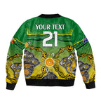 custom-text-and-number-australia-cricket-sleeve-zip-bomber-jacket-aboriginal-dots-style