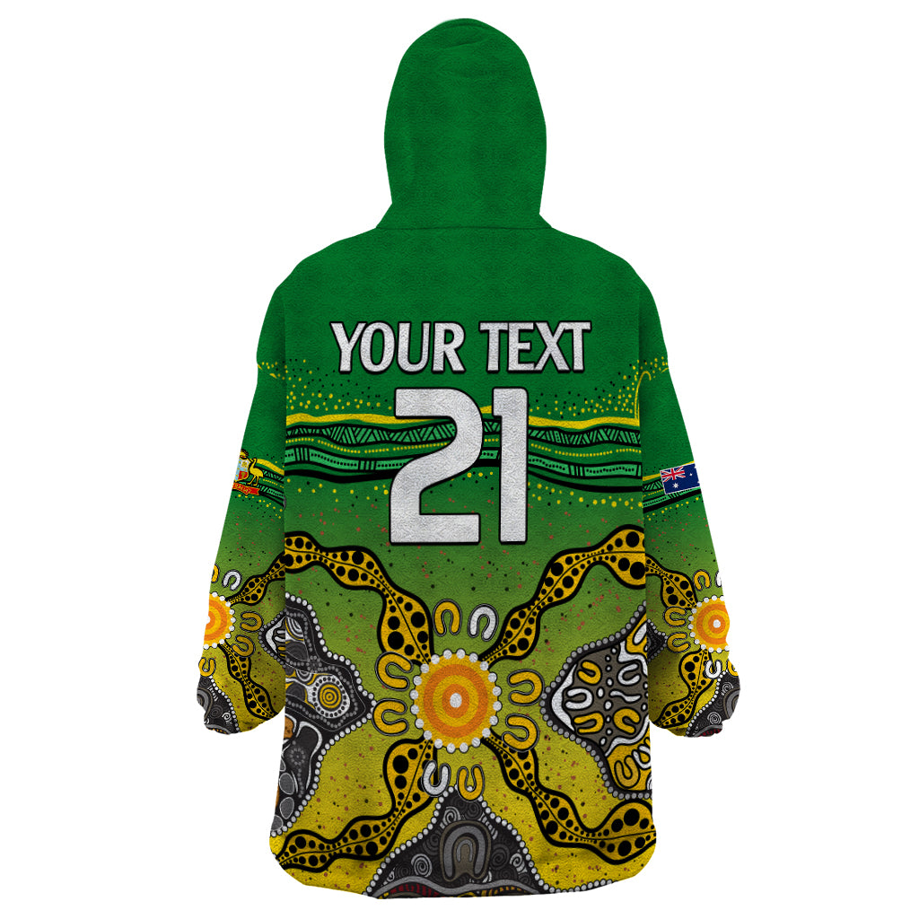 custom-text-and-number-australia-cricket-wearable-blanket-hoodie-aboriginal-dots-style