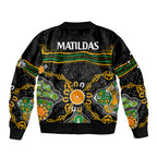 matildas-australia-soccer-bomber-jacket-aboriginal-dots-style