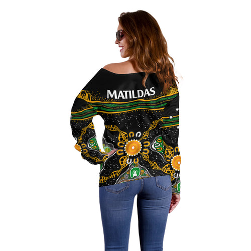 matildas-australia-soccer-off-shoulder-sweater-aboriginal-dots-style