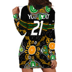 custom-text-and-number-matildas-australia-soccer-hoodie-dress-aboriginal-dots-style