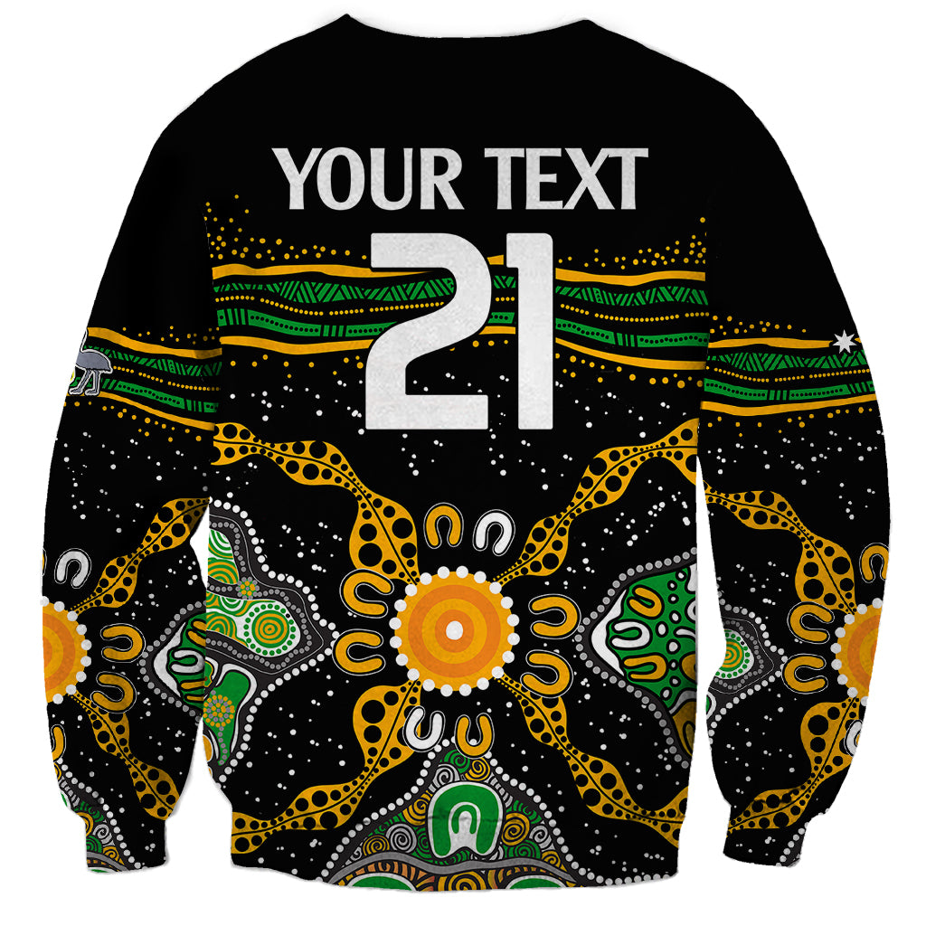 custom-text-and-number-matildas-australia-soccer-sweatshirt-aboriginal-dots-style