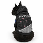 New Zealand Cricket Pet Hoodie Black Cap Sporty Style No1