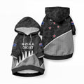 New Zealand Cricket Pet Hoodie Black Cap Sporty Style No1