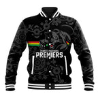 Penrith Premiers 2026 Baseball Jacket Panthers Seven-Time Premiership Black