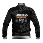Penrith Premiers 2026 Baseball Jacket Panthers Seven-Time Premiership Black