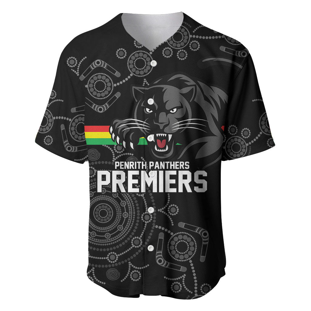 Penrith Premiers 2026 Baseball Jersey Panthers Seven-Time Premiership Black