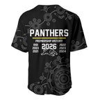 Penrith Premiers 2026 Baseball Jersey Panthers Seven-Time Premiership Black