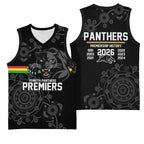 Penrith Premiers 2026 Basketball Jersey Panthers Seven-Time Premiership Black